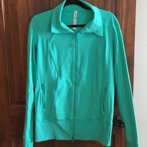 Lululemon Asana Jacket in Seafoam Green Sz 12